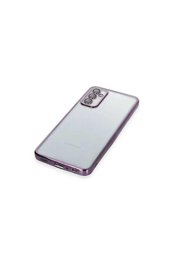 Evi̇mdeyokyok Samsung Galaxy M23 Kılıf Razer Lensli̇ Si̇li̇kon - Mor