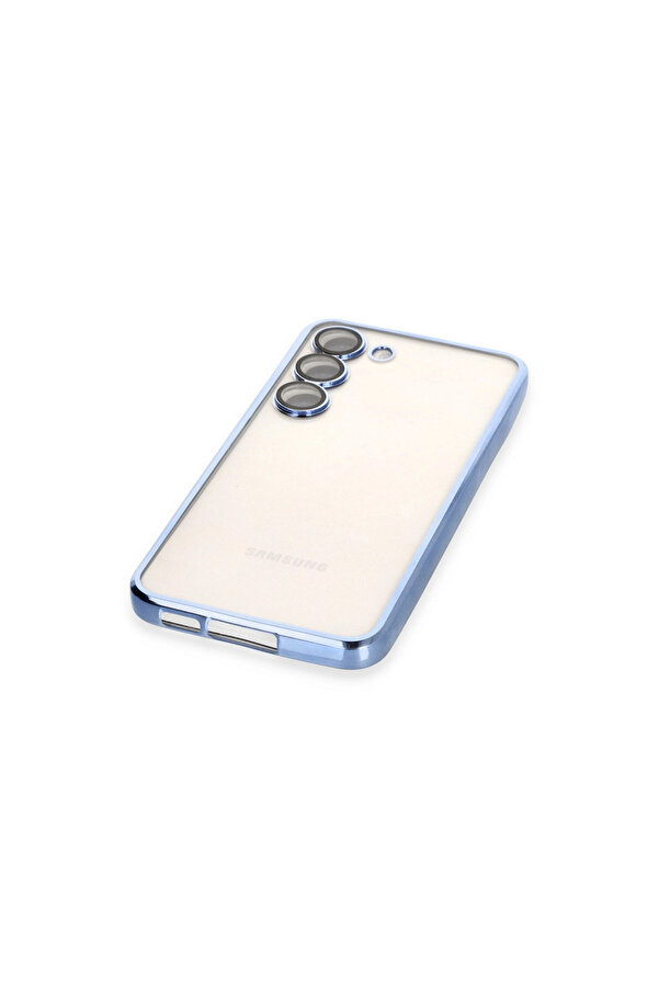 Evi̇mdeyokyok Samsung Galaxy S24 Kılıf Razer Lensli̇ Si̇li̇kon - Açık Mavi̇