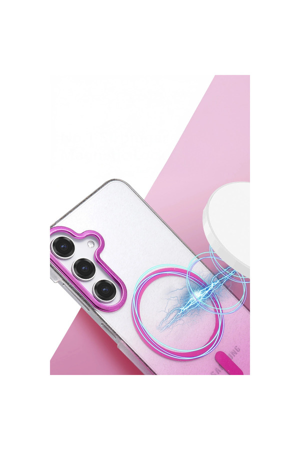 Evimdeyokyok Samsung Galaxy S25 Glossy Magsafe Kapak - Siyah