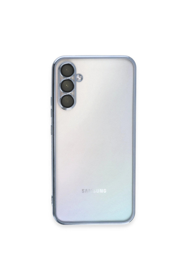 Evimdeyokyok Samsung Galaxy A54 5G Kılıf Razer Lensli Silikon - Açık Mavi