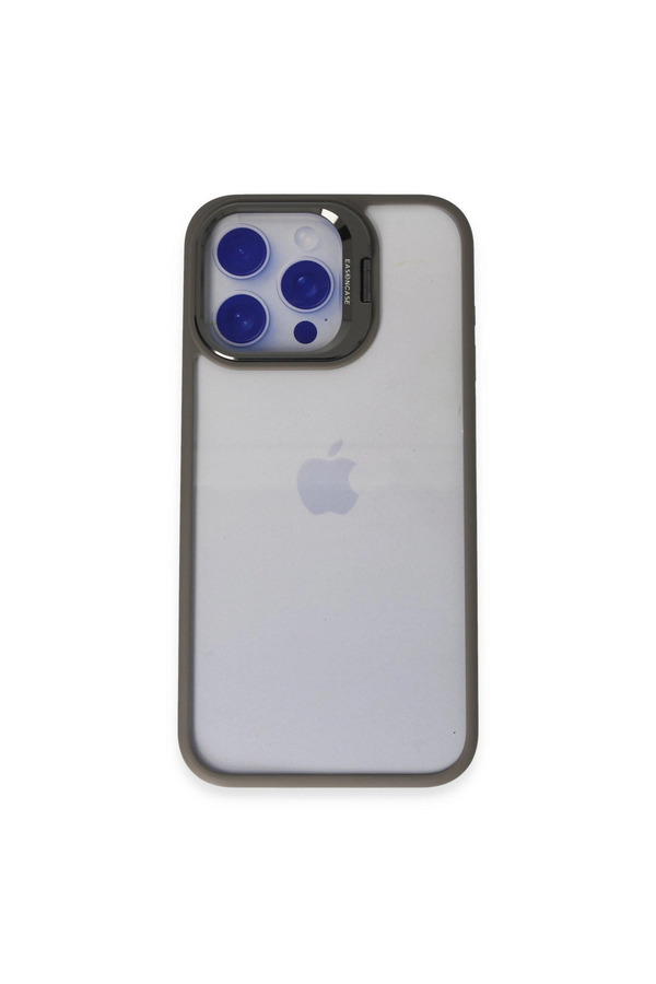 Evimdeyokyok Joko Apple İphone 15 Pro Max Kılıf Roblox Lens Standlı Kapak - Titan Gri