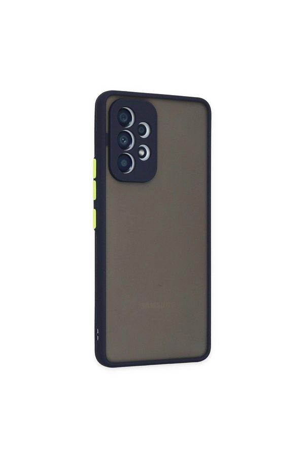 Evimdeyokyok Samsung Galaxy A33 5G Kılıf Montreal Silikon Kapak - Lacivert