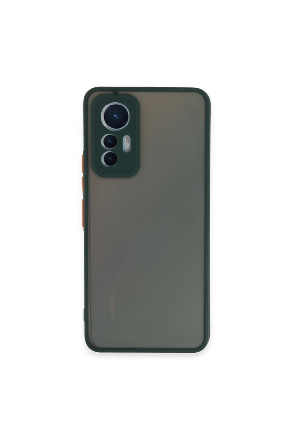 Evimdeyokyok Xiaomi Mi 12 Lite Kılıf Montreal Silikon Kapak - Yeşil