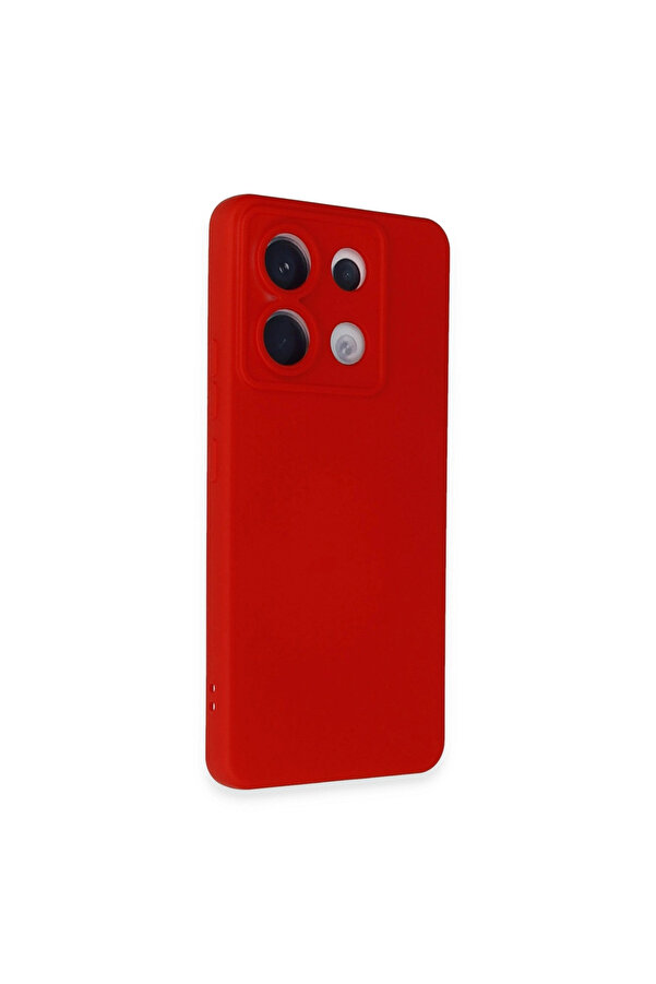 Evi̇mdeyokyok Xi̇aomi̇ Redmi̇ Note 13 Pro 5G Kılıf Nano İçi̇ Kadi̇fe Si̇li̇kon - Kırmızı