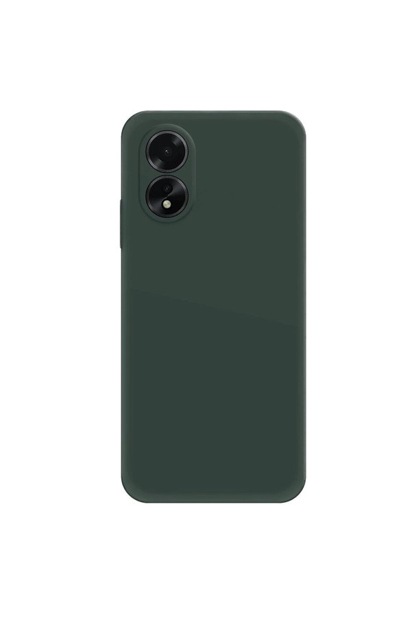 Evimdeyokyok Oppo A38 Kılıf First Silikon - Koyu Yeşil