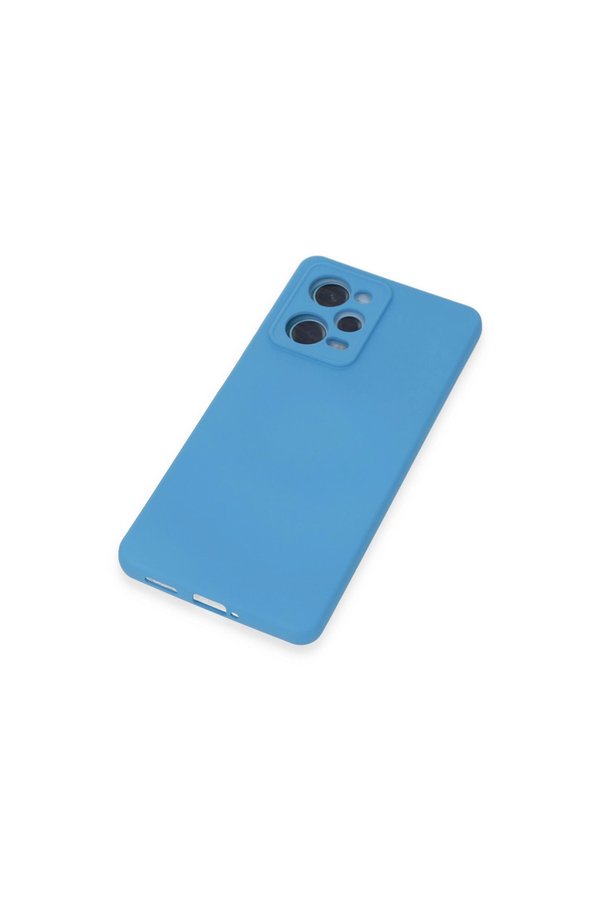 Evimdeyokyok Xiaomi Redmi Note 12 Pro 5G Kılıf Nano İçi Kadife Silikon - Mavi