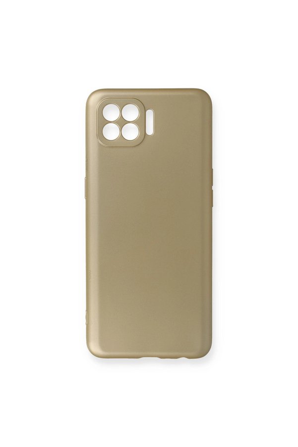 Evimdeyokyok Oppo Reno 4 Lite Kılıf First Silikon - Gold