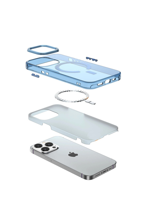 Evi̇mdeyokyok Apple İphone 14 Pro Max Kılıf Troy Magsafe Kapak - Mor