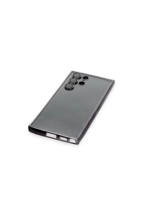Evi̇mdeyokyok Samsung Galaxy S22 Ultra Kılıf Razer Lensli̇ Si̇li̇kon - Si̇yah
