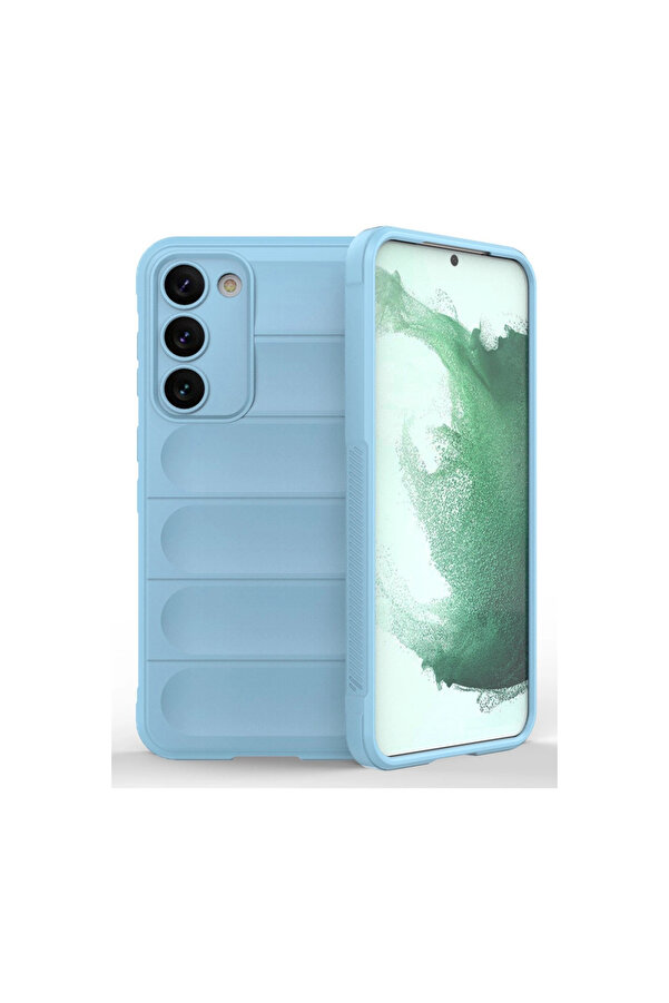 Evi̇mdeyokyok Samsung Galaxy S23 Plus Kılıf Opti̇mum Si̇li̇kon - Sky Blue