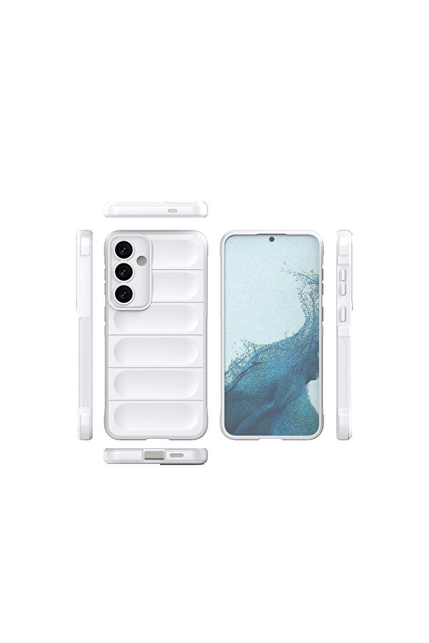 Evi̇mdeyokyok Samsung Galaxy S24 Kılıf Opti̇mum Si̇li̇kon - Krem
