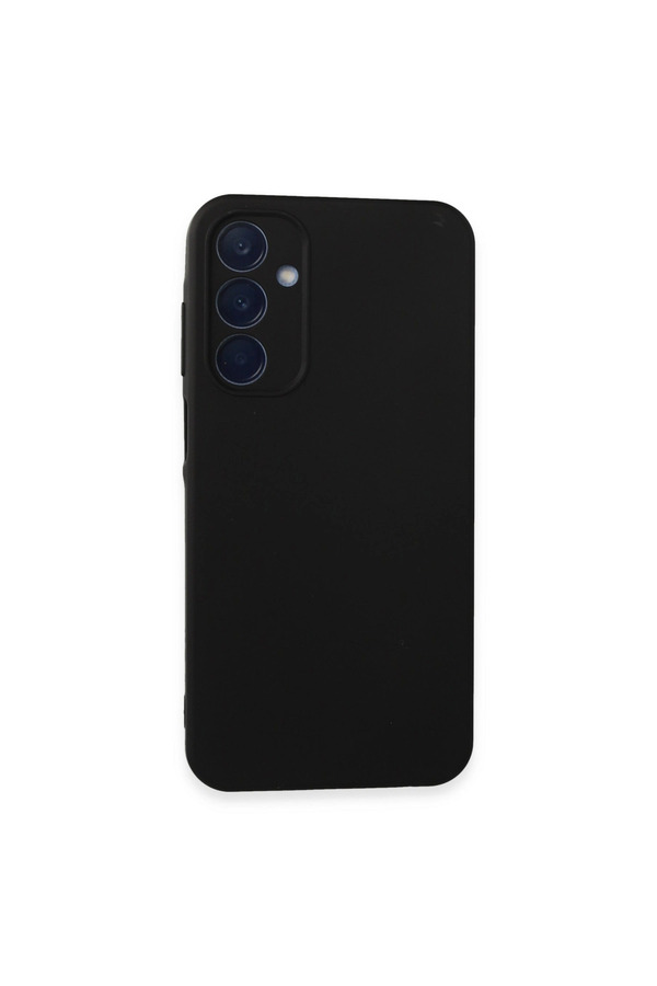 Evi̇mdeyokyok Samsung Galaxy A25 5G Kılıf Nano İçi̇ Kadi̇fe Si̇li̇kon - Si̇yah
