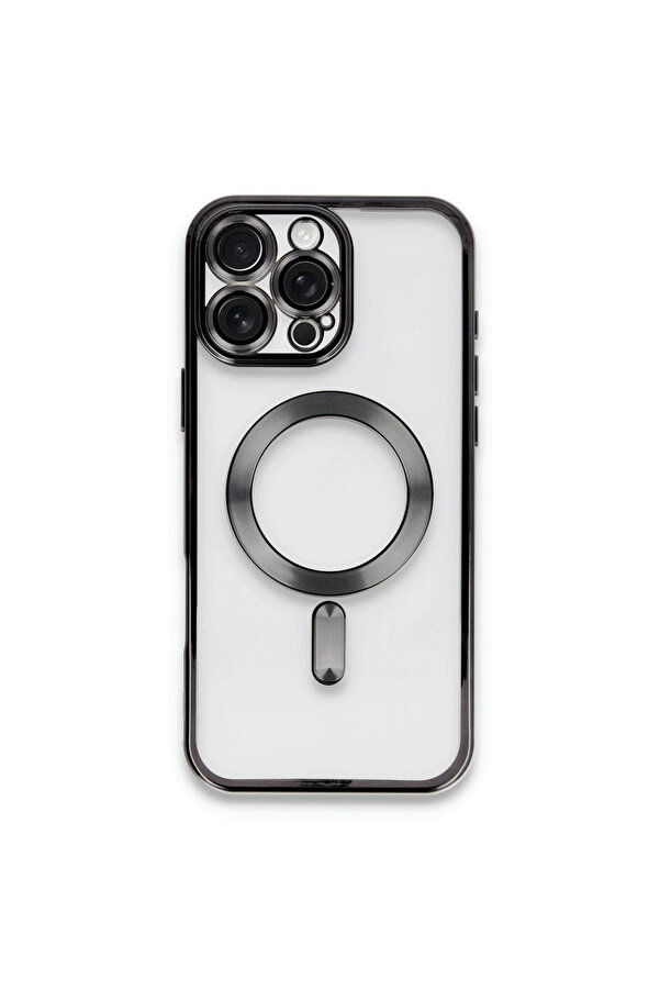 Evi̇mdeyokyok Apple İphone 16 Pro Max Kılıf Kross Magneti̇csafe Kapak - Si̇yah
