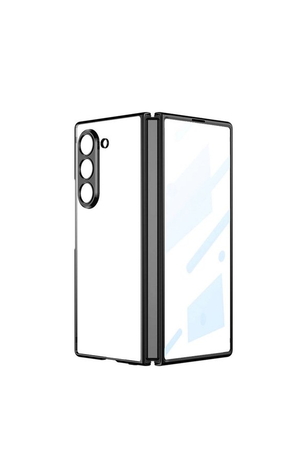 Evimdeyokyok Samsung Galaxy Z Fold 5 Kılıf Fold Element Kapak - Siyah