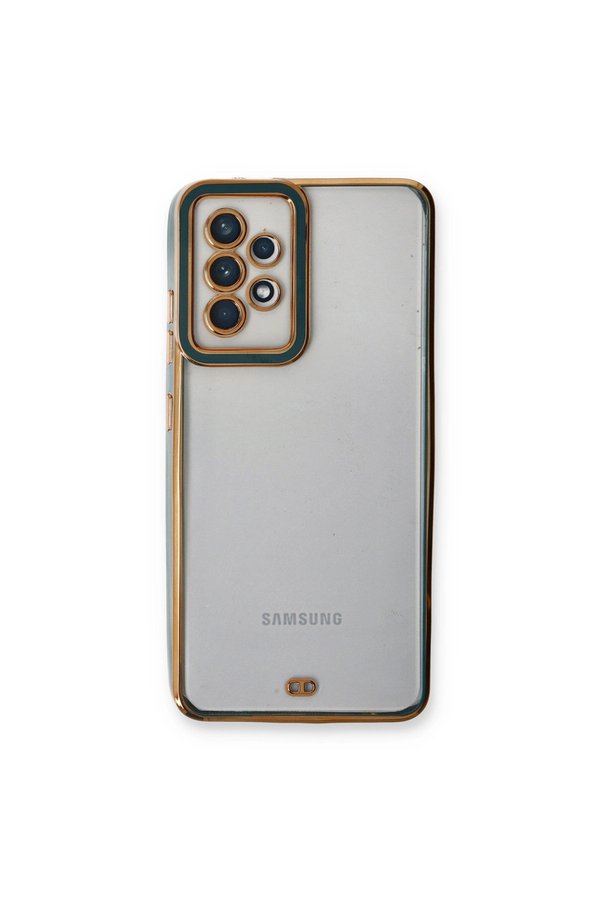 Evimdeyokyok Samsung Galaxy A53 5G Kılıf Liva Lens Silikon - Yeşil