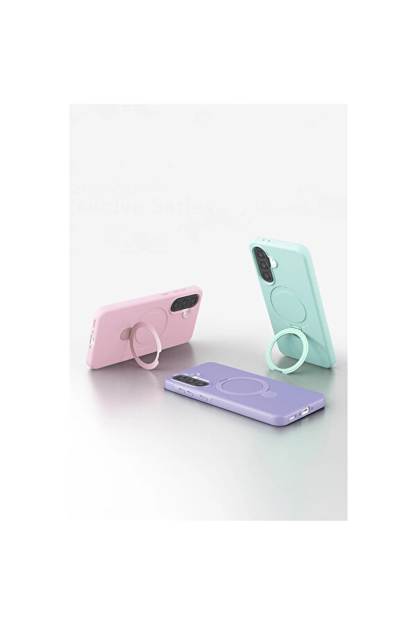 Evi̇mdeyokyok Samsung Galaxy A17 5G Regal Magsafe Standlı Kapak - Çöl Ti̇tanyum