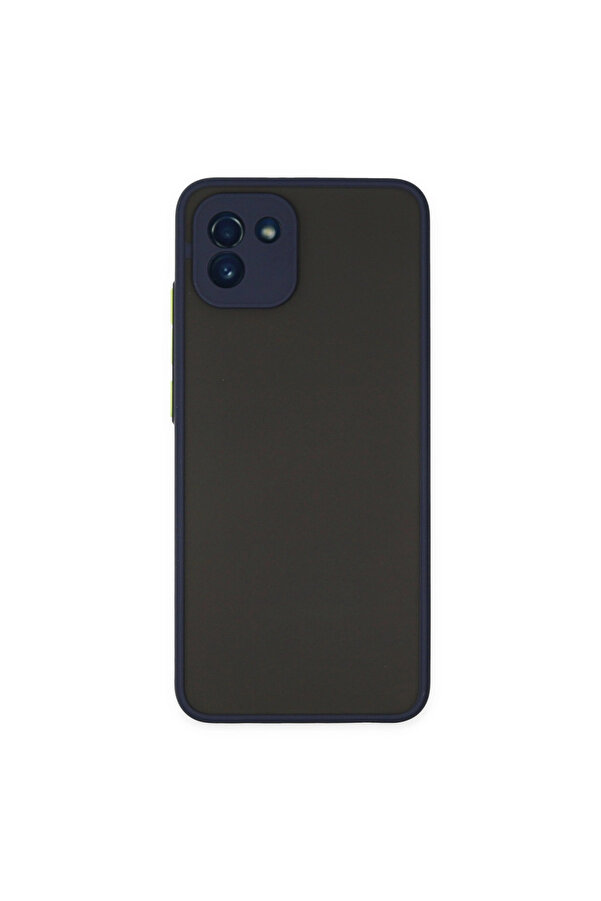 Evi̇mdeyokyok Samsung Galaxy A03 Kılıf Montreal Si̇li̇kon Kapak - Laci̇vert