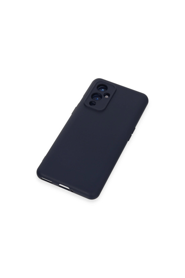 Evi̇mdeyokyok One Plus 9 Kılıf Nano İçi̇ Kadi̇fe Si̇li̇kon - Laci̇vert