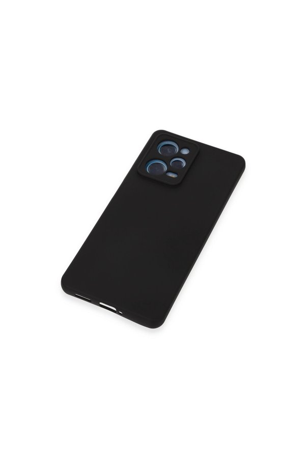 Evimdeyokyok Xiaomi Redmi Note 12 Pro 5G Kılıf Nano İçi Kadife Silikon - Siyah