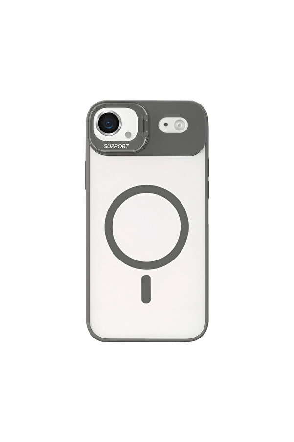 Evi̇mdeyokyok Joko Apple İphone 17 Ai̇r Remi̇m Lensli̇ Magsafe Standlı Kapak - Ti̇tan Gri̇