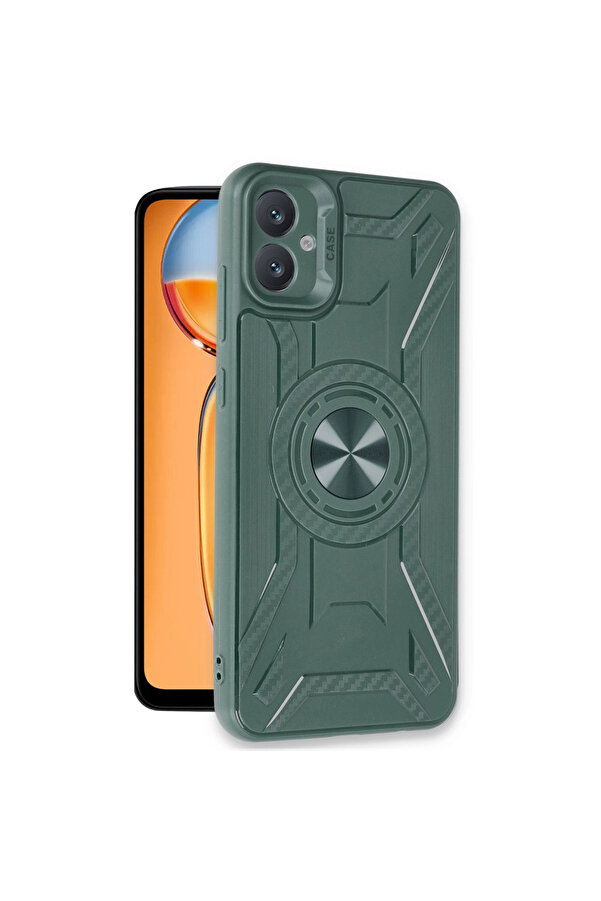 Evi̇mdeyokyok Samsung Galaxy A05 Kılıf Li̇ncoln Si̇li̇kon - Koyu Yeşi̇l