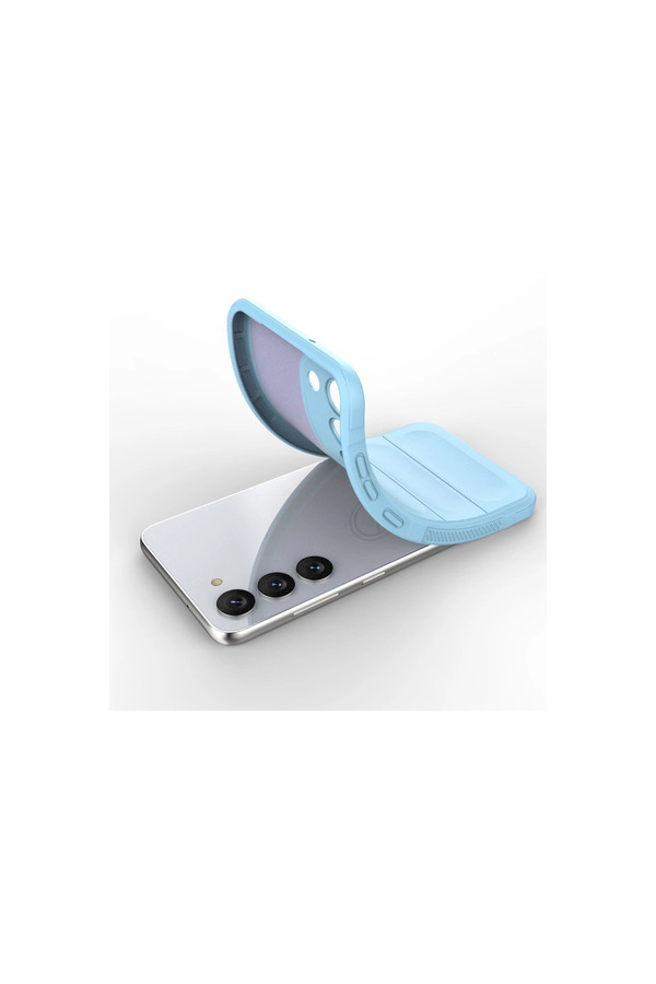Evi̇mdeyokyok Samsung Galaxy S23 Plus Kılıf Opti̇mum Si̇li̇kon - Sky Blue