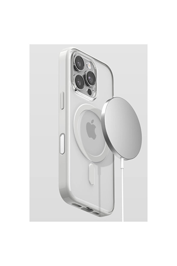 Evi̇mdeyokyok Venco Apple İphone 16 Pro Joly Magsafe Kapak - Beyaz
