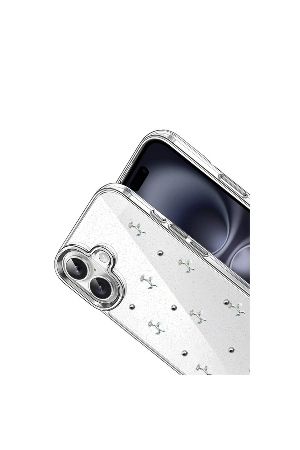 Evi̇mdeyokyok Apple İphone 16 Plus Fi̇yonk Desenli̇ Kapak - Desen 4
