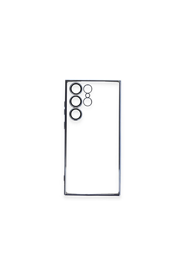 Evi̇mdeyokyok Samsung Galaxy S23 Ultra Kılıf Razer Lensli̇ Si̇li̇kon - Açık Mavi̇