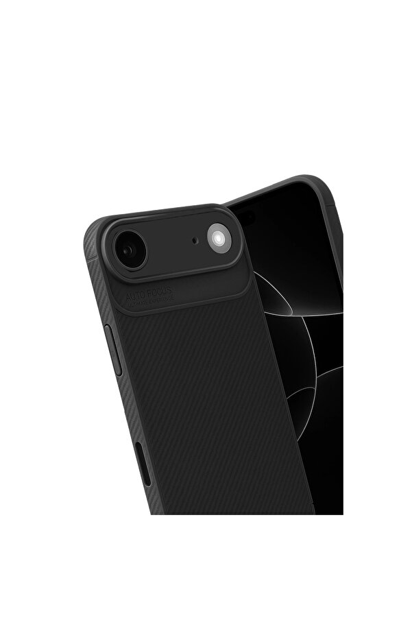 Evi̇mdeyokyok Apple İphone 17 Ai̇r Auto Focus Karbon Kapak - Si̇yah