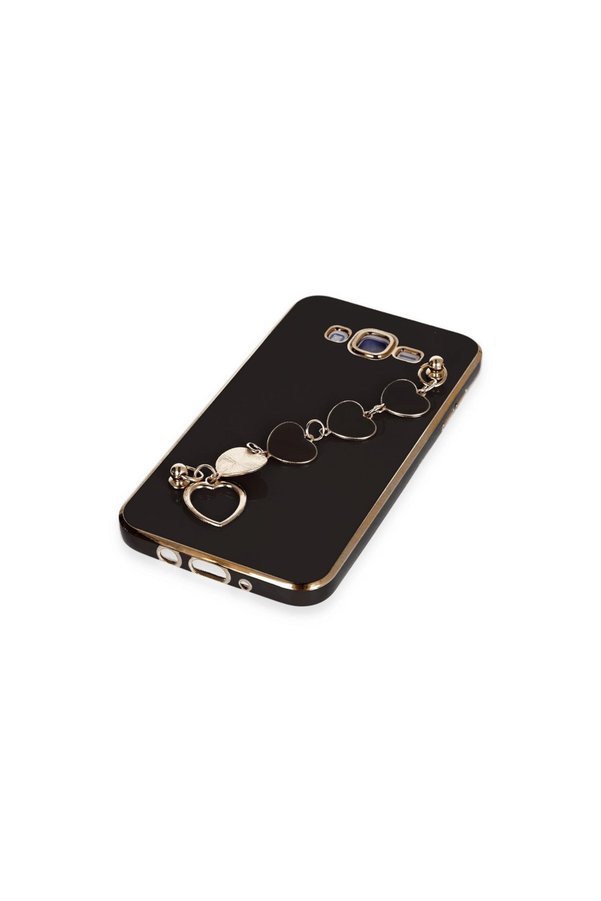 Evimdeyokyok Samsung Galaxy J7 Kılıf Esila Silikon - Siyah
