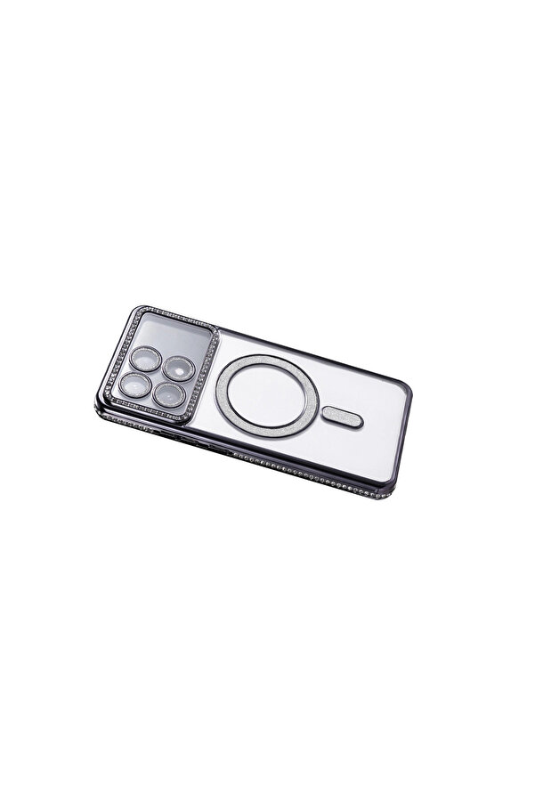 Evi̇mdeyokyok Xi̇aomi̇ Poco X6 Pro Joke Si̇mli̇ Magneti̇csafe Kılıf - Si̇yah