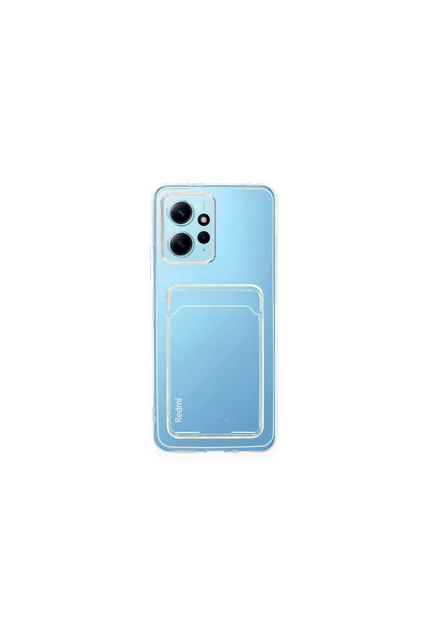 Evimdeyokyok Xiaomi Redmi Note 12 4G Kılıf Kart Şeffaf Silikon - Şeffaf