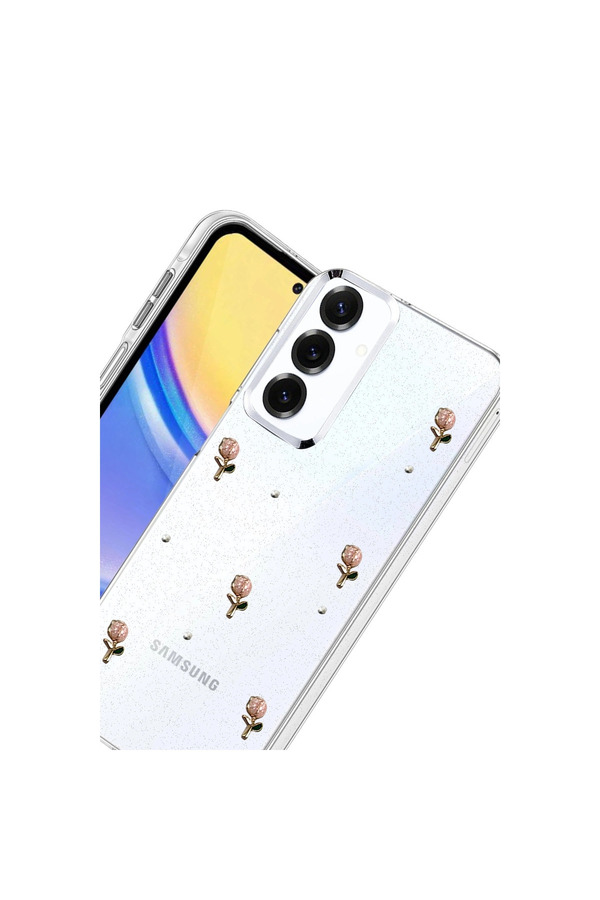 Evi̇mdeyokyok Samsung Galaxy S24 Fe Fi̇yonk Desenli̇ Kapak - Desen 6