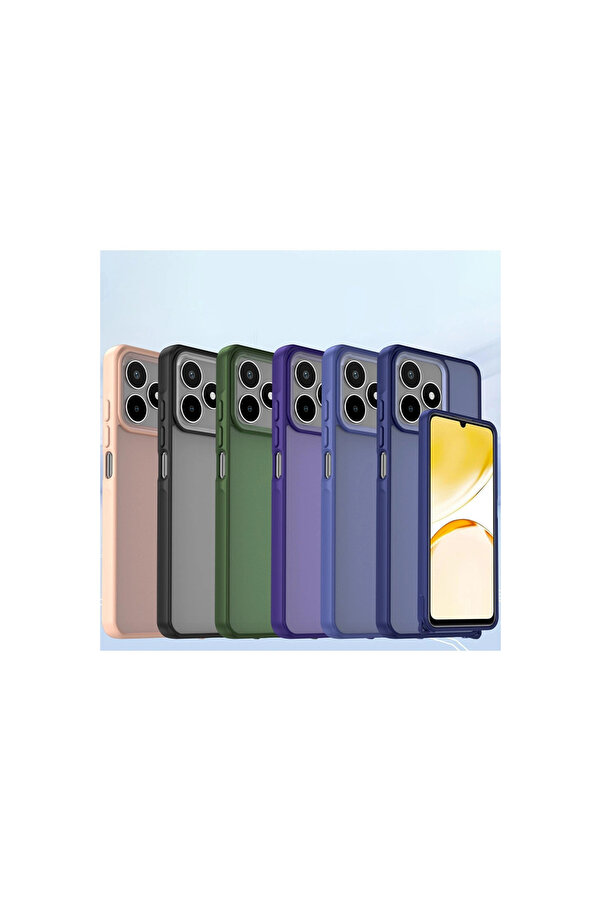 Evi̇mdeyokyok Realme C53 Kılıf Elegant Kapak - Ti̇tan Gri̇