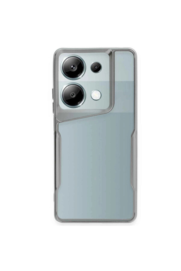 Evi̇mdeyokyok Xi̇aomi̇ Redmi̇ Note 13 Pro 4G Kılıf Boyi̇ Si̇li̇kon Kapak - Gümüş