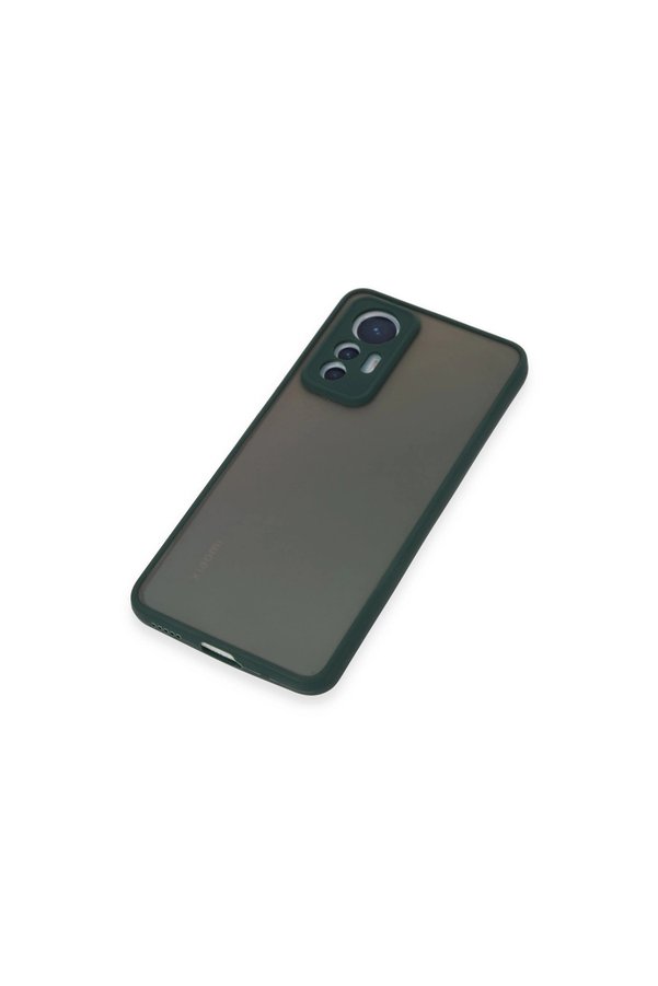 Evimdeyokyok Xiaomi Mi 12 Lite Kılıf Montreal Silikon Kapak - Yeşil