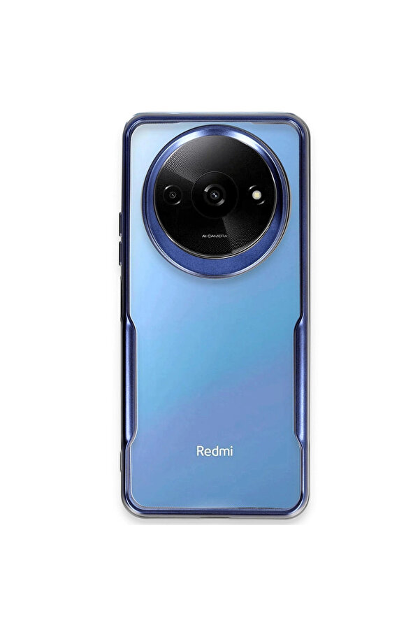 Evi̇mdeyokyok Xi̇aomi̇ Redmi̇ A3 4G Kılıf Boyi̇ Si̇li̇kon Kapak - Laci̇vert