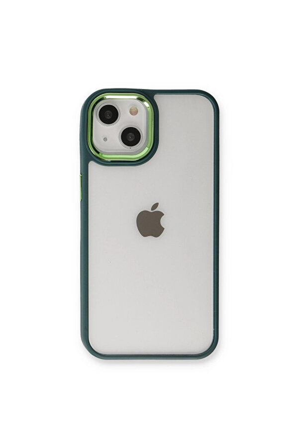 Evi̇mdeyokyok Apple İphone 14 Plus Kılıf Dora Kapak - Haki̇ Yeşi̇l