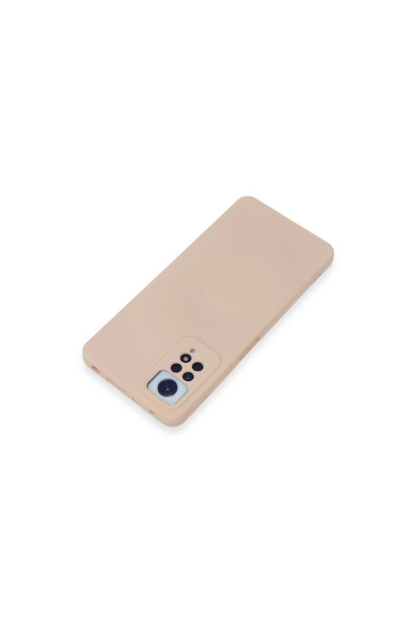Evimdeyokyok Xiaomi Redmi Note 12 Pro 4G Kılıf Nano İçi Kadife Silikon - Pudra