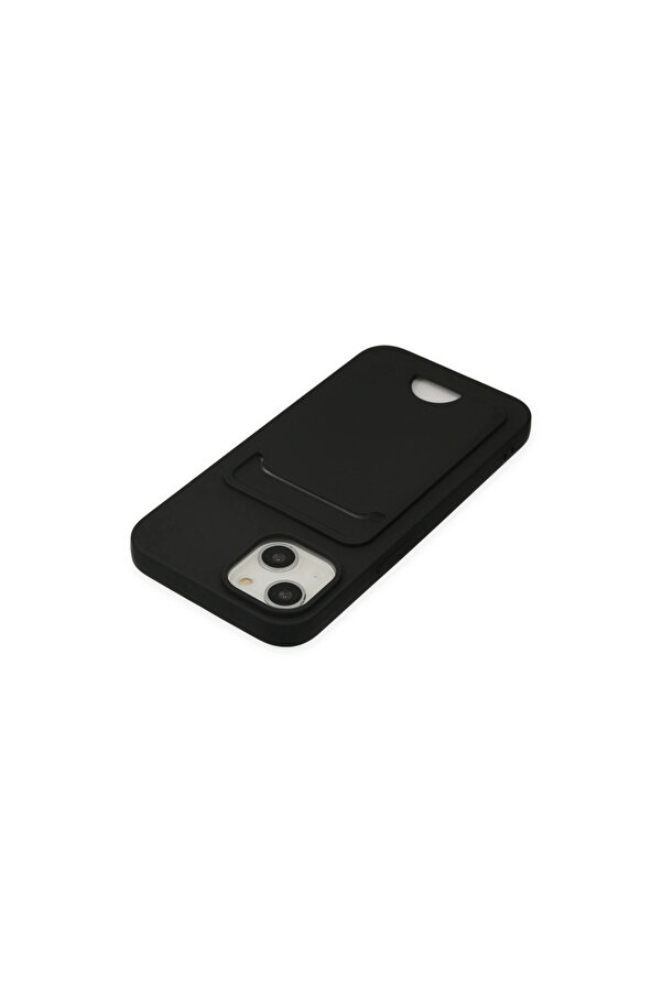 Evi̇mdeyokyok Apple İphone 14 Plus Kılıf Kelvi̇n Kartvi̇zi̇tli̇ Si̇li̇kon - Si̇yah
