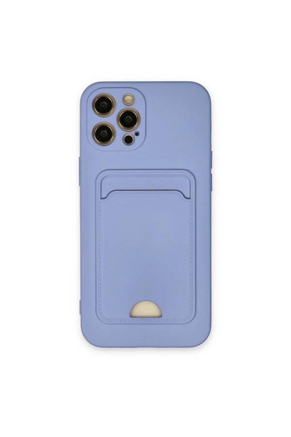 Evimdeyokyok Apple İphone 12 Pro Max Kılıf Kelvin Kartvizitli Silikon - Lila