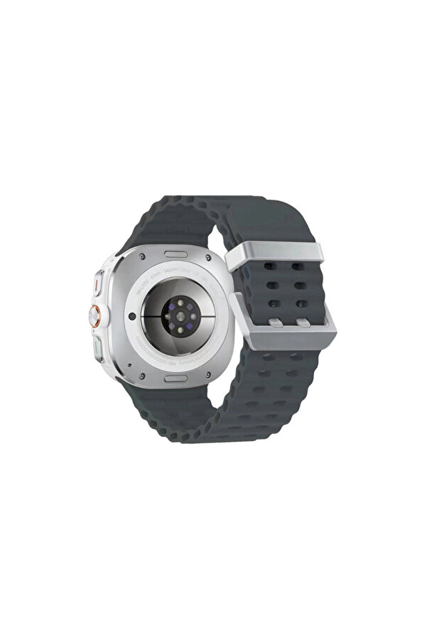 Evi̇mdeyokyok Watch 7 Ultra Kr417 Rug Si̇li̇kon Kordon - Koyu Gri̇