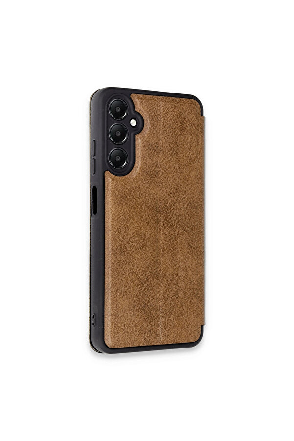 Evi̇mdeyokyok Samsung Galaxy A15 4G Kılıf Fli̇p Cover - Taba
