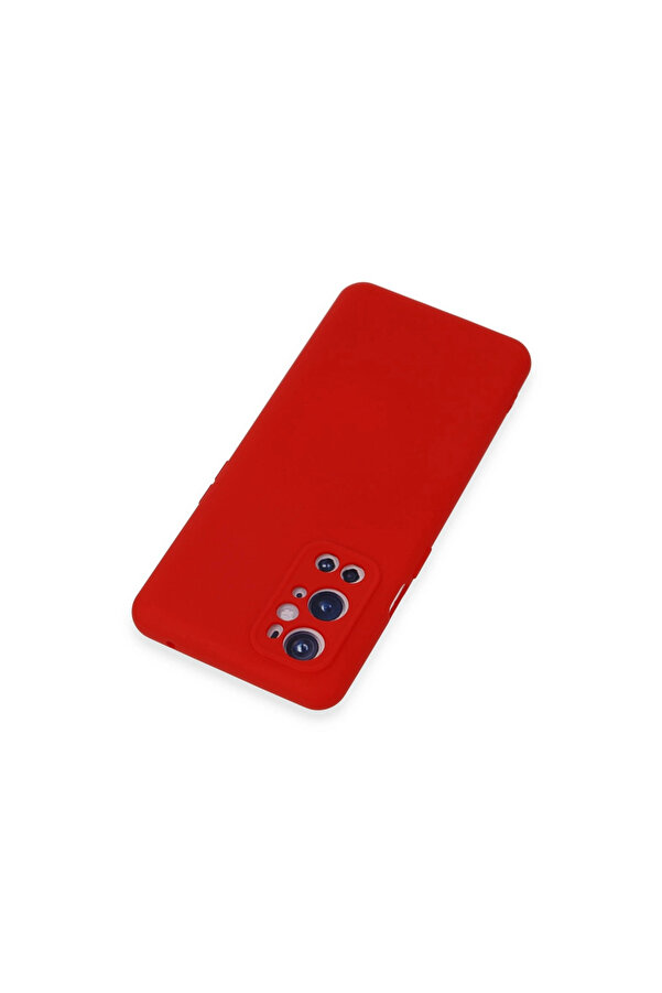 Evi̇mdeyokyok One Plus 9 Pro Kılıf Nano İçi̇ Kadi̇fe Si̇li̇kon - Kırmızı