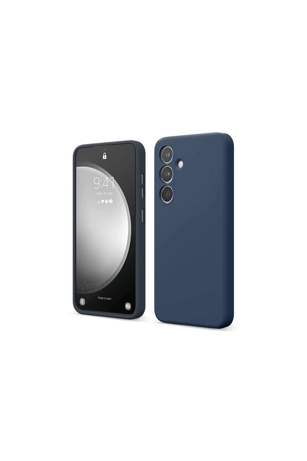 Evimdeyokyok Samsung Galaxy A14 4G Kılıf First Silikon - Lacivert