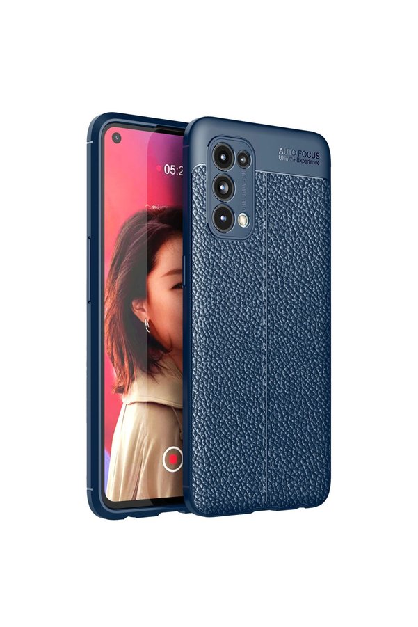 Evimdeyokyok Oppo Reno 5 Kılıf Auto Focus Kapak - Lacivert