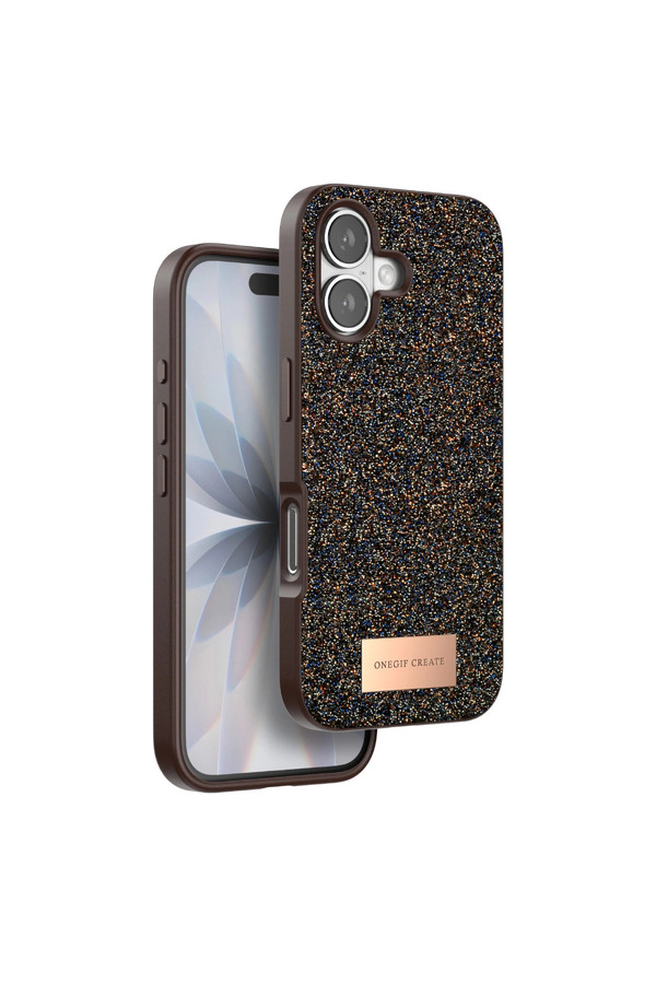 Evi̇mdeyokyok Onegi̇f Apple İphone 17 Bri̇ght Si̇mli̇ Kapak - Gold