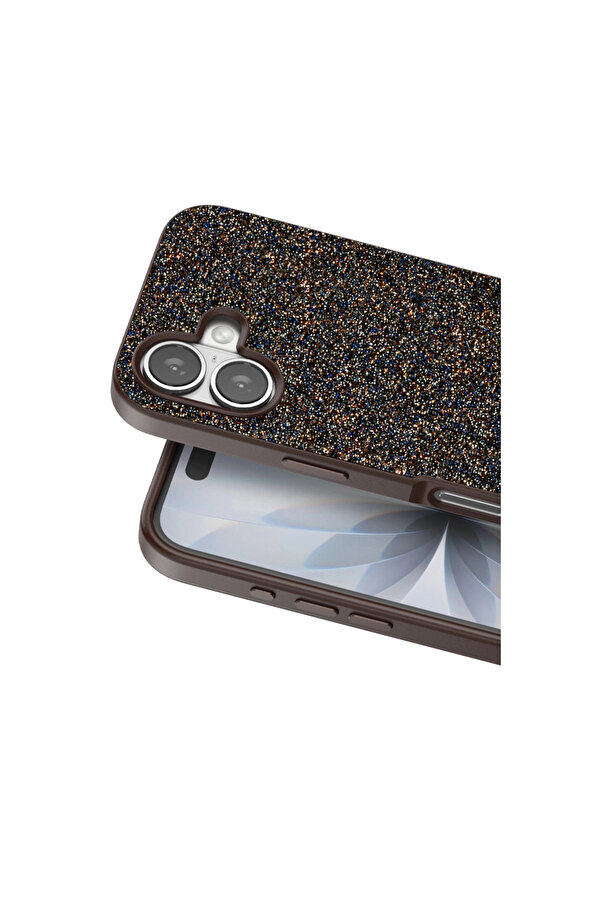 Evi̇mdeyokyok Onegi̇f Apple İphone 17 Bri̇ght Si̇mli̇ Kapak - Gold