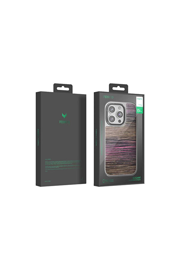 Evi̇mdeyokyok Venco Apple İphone 14 Pro Max Wave Kapak - Koyu Kahve